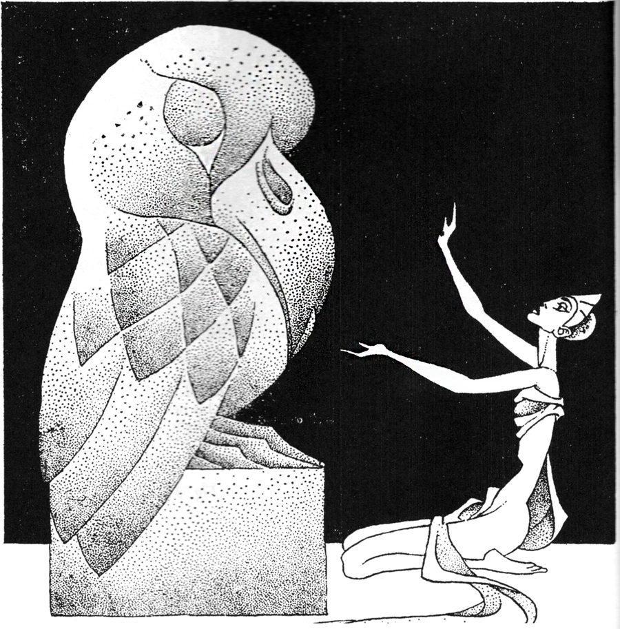 Hannes Bok Dragon Moon Weird Tales January 1941.png