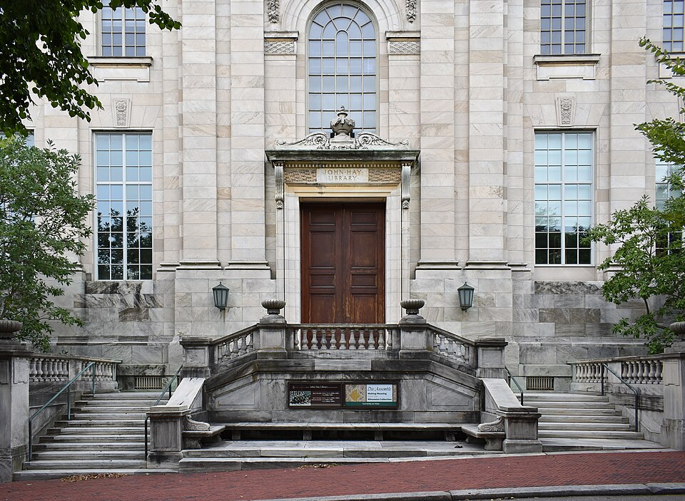 John Hay Library entrance (Brown).jpg